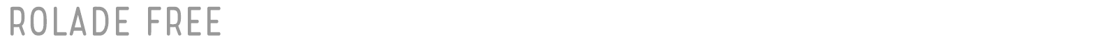 Rolade font preview
